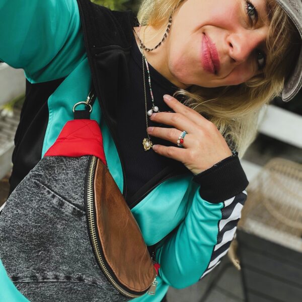 Nerka saszetka Jeans & leather